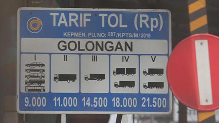 Golongan Kendaraan di Jalan Tol