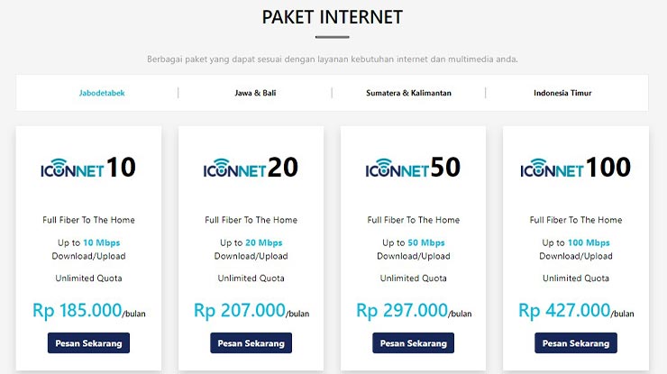 Paket Internet Unlimited