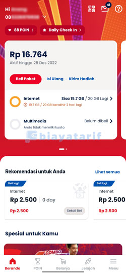 Buka MyTelkomsel