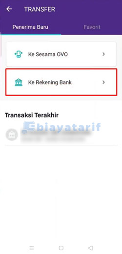 Tap Ke Rekening Bank