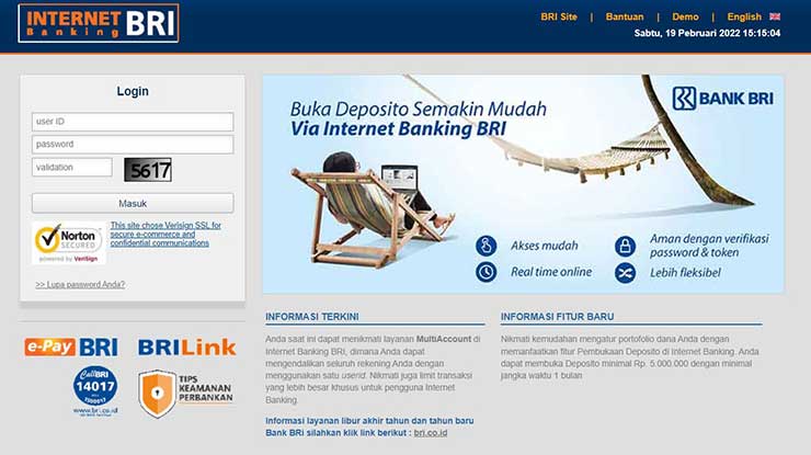 Transfer Lewat Internet Banking BRI