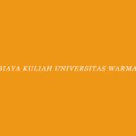 Biaya Kuliah Universitas Warmadewa