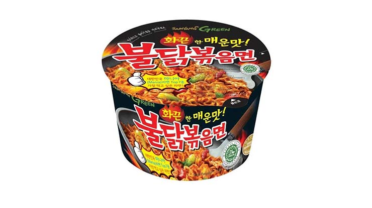 Mie Samyang Spicy Chicken Bowl Ramen