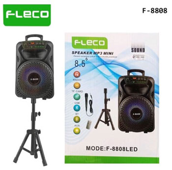 Speaker Bluetooth Portable Fleco F 8808