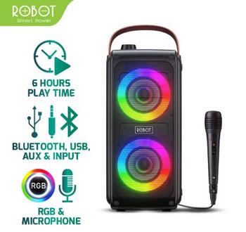 Speaker Bluetooth Portable Robot RB490