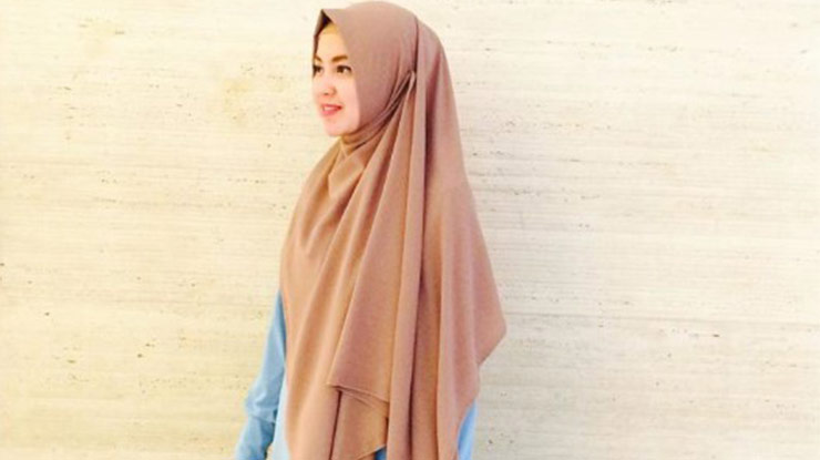 Jilbab Coklat