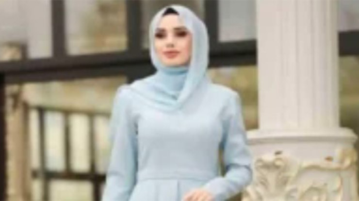 Jilbab Warna Baby Blue