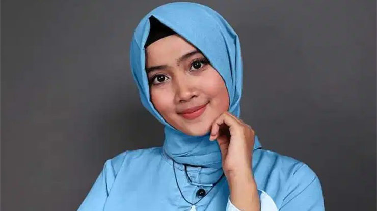 Jilbab  yang Cocok Warna Serupa
