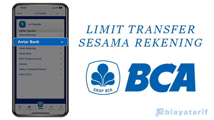 Limit Transfer Sesama BCA