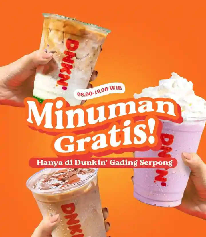 Promo Menarik Dunkin Donuts 1